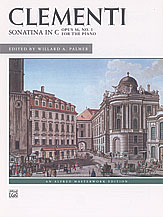 Sonatina in C Major, Op. 36, No. 1 piano sheet music cover